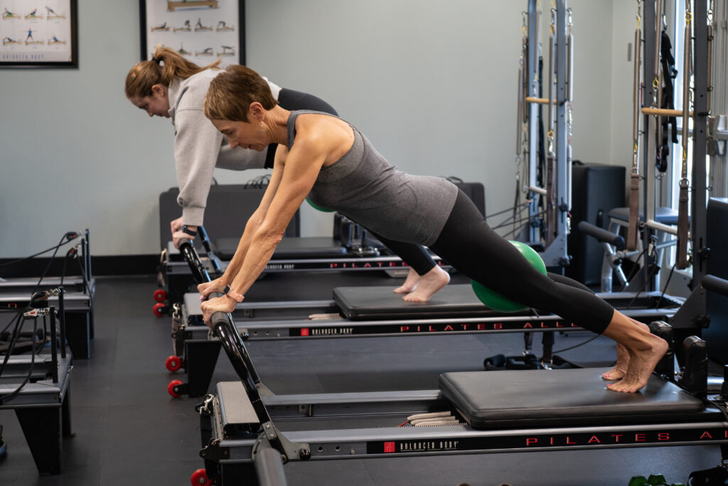 Achieve a full-body workout with Pilates Reformer.